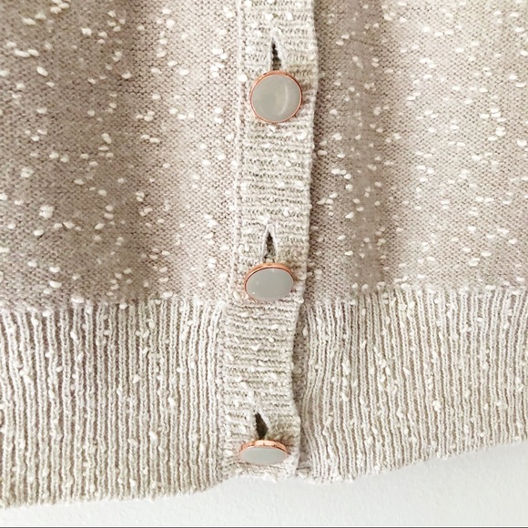 Marc By Marc Jacobs Textured Beige Cardigan - Picture 3 of 8